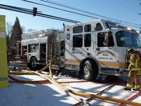 Building Fire - Sykesville Fire Station - February 2010